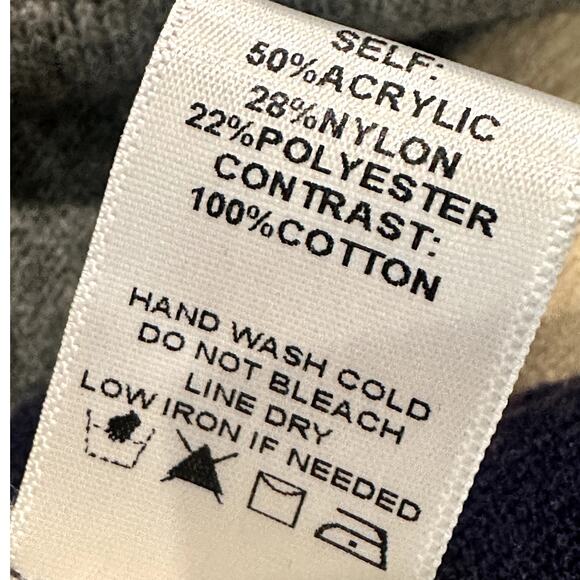 La Lavon – Colorblock Sweater Dress with Denim Sleeves – M - Picture 3 of 5